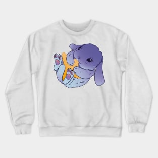 Galaxy  pastel bunny Crewneck Sweatshirt